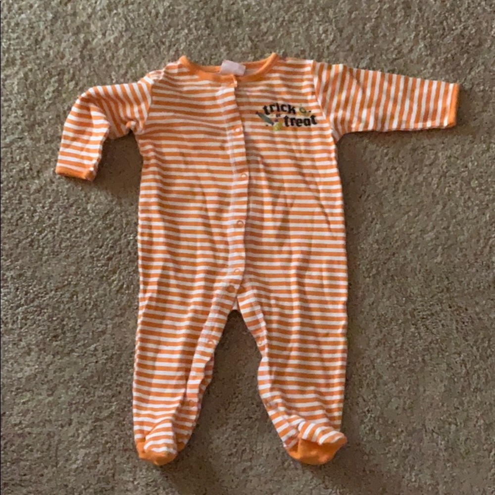 Halloween Theme Pajamas 9 months Pre Owned